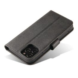 Magnetinis dėklas elegantiškas dėklas su atvartu ir stovo funkcija OnePlus Ace juodas