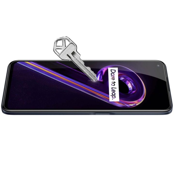 Nillkin CP + PRO itin plonas viso ekrano grūdintas stiklas su 0,2 mm rėmeliu 9H Realme 9 Pro juodas