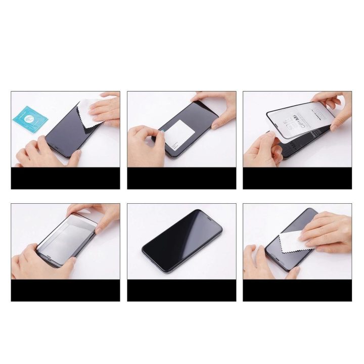 Nillkin CP + PRO itin plonas viso ekrano grūdintas stiklas su 0,2 mm rėmeliu 9H Realme 9 Pro juodas