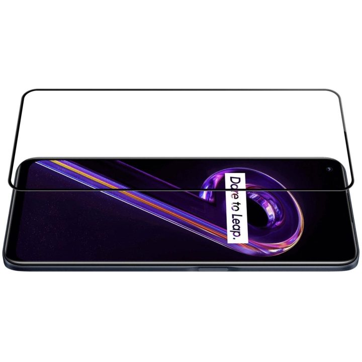 Nillkin CP + PRO itin plonas viso ekrano grūdintas stiklas su 0,2 mm rėmeliu 9H Realme 9 Pro juodas