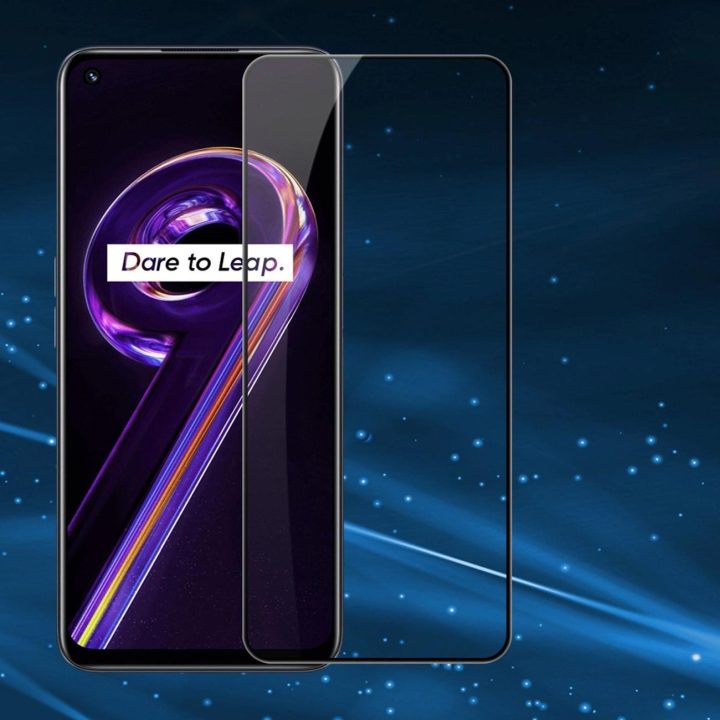 Nillkin CP + PRO itin plonas viso ekrano grūdintas stiklas su 0,2 mm rėmeliu 9H Realme 9 Pro juodas