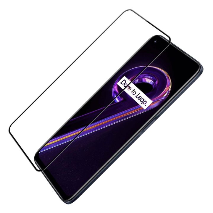Nillkin CP + PRO itin plonas viso ekrano grūdintas stiklas su 0,2 mm rėmeliu 9H Realme 9 Pro juodas