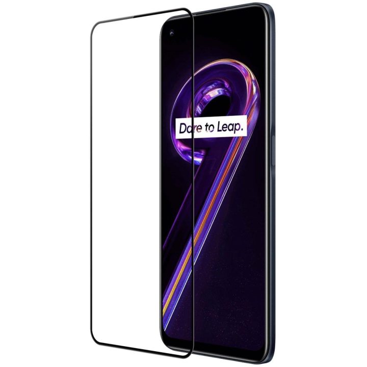 Nillkin CP + PRO itin plonas viso ekrano grūdintas stiklas su 0,2 mm rėmeliu 9H Realme 9 Pro juodas