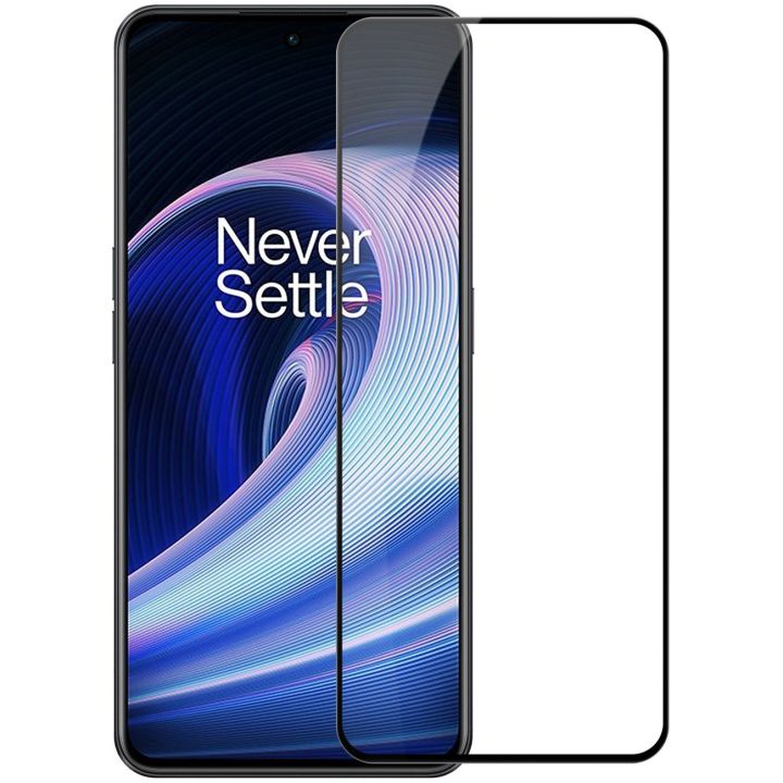 Nillkin CP + PRO itin plonas grūdintas stiklas visam ekranui su 0,2 mm 9H rėmeliu OnePlus Ace juodas