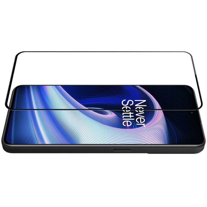 Nillkin CP + PRO itin plonas grūdintas stiklas visam ekranui su 0,2 mm 9H rėmeliu OnePlus Ace juodas