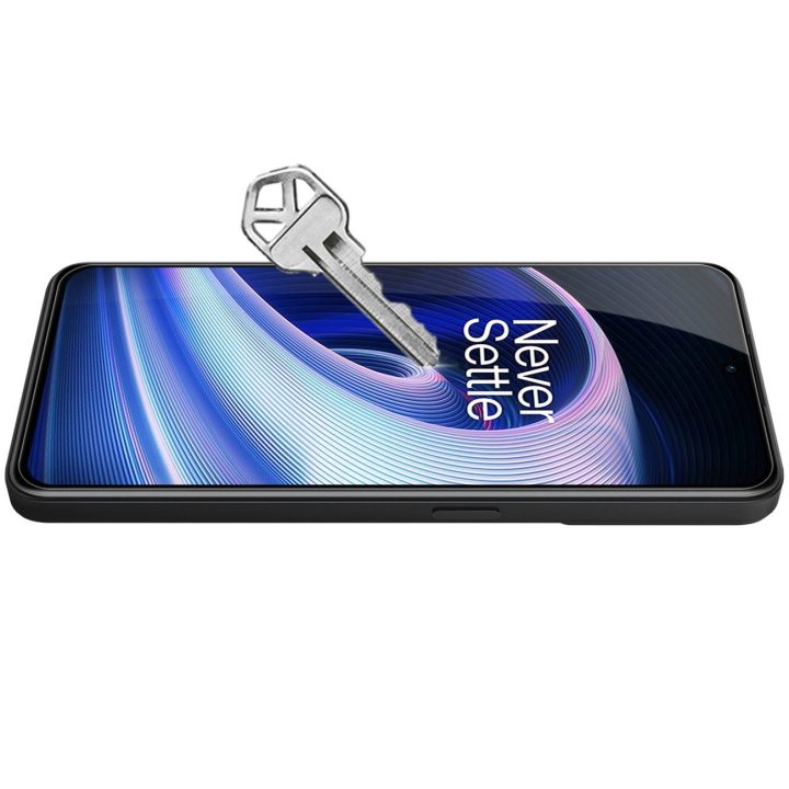 Nillkin CP + PRO itin plonas grūdintas stiklas visam ekranui su 0,2 mm 9H rėmeliu OnePlus Ace juodas