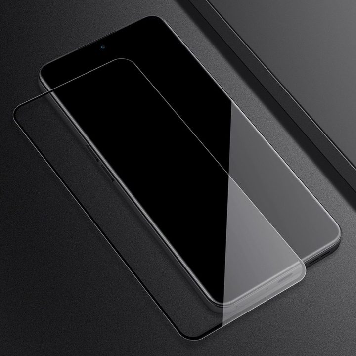 Nillkin CP + PRO itin plonas grūdintas stiklas visam ekranui su 0,2 mm 9H rėmeliu OnePlus Ace juodas