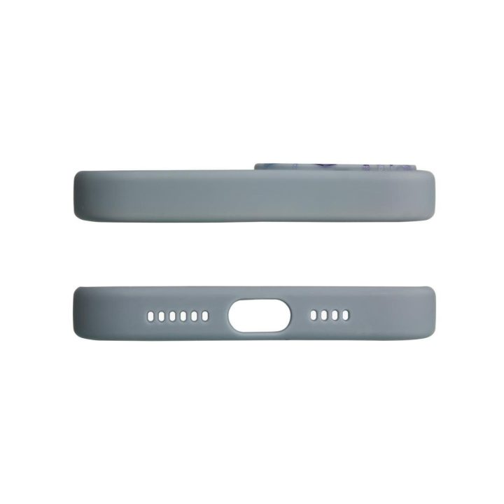 Dizaino dėklas iPhone 12 Pro Max gėlių dėklas tamsiai mėlynas