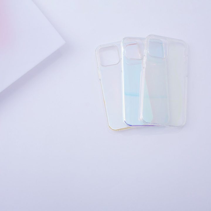 Aurora Case dėklas iPhone 13 Pro Max neoninis gelinis dangtelis violetinės spalvos