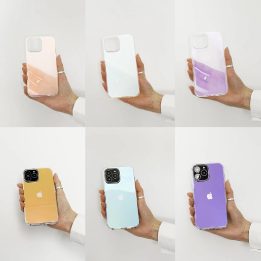 Aurora dėklas iPhone 13 Pro Neon Gel Cover Gold