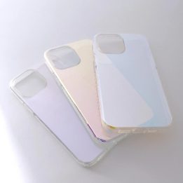 Aurora dėklas iPhone 13 Pro Max gelinis neoninis dangtelis auksinis