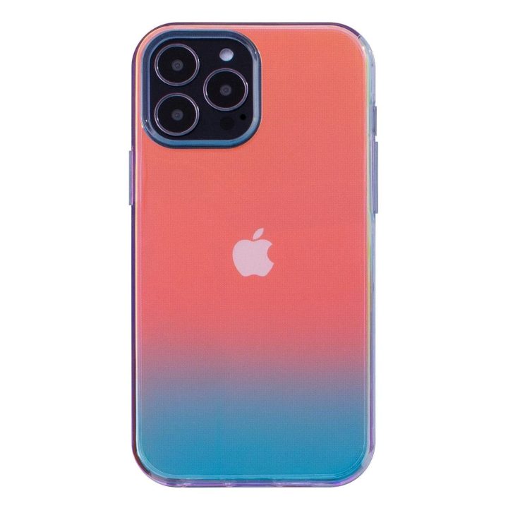 Aurora dėklas iPhone 13 Pro Max gelinis neoninis dangtelis auksinis