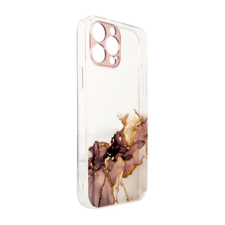 Marmurinis dėklas Xiaomi Redmi Note 11 Gel Cover Marble Brown