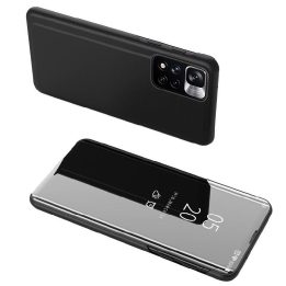 Clear View dėklas su atverčiamu dangteliu Realme 9 Pro + (9 Pro Plus), juodas