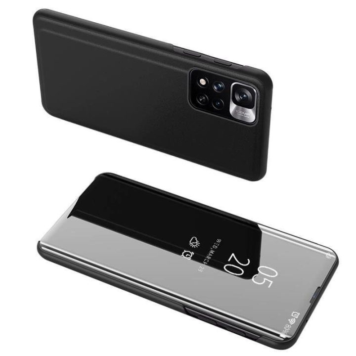 Clear View dėklas su atverčiamu dangteliu, skirtas Huawei nova 8i black