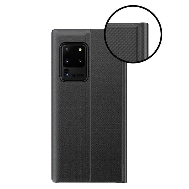 Naujas Sleep Case dėklas su stovo funkcija, skirtas Samsung Galaxy M53 5G , juodas
