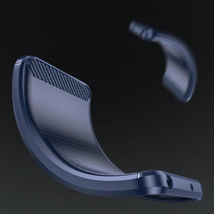 Carbon Case iPhone 14 Pro lankstus gelinis galinis dangtelis mėlynas