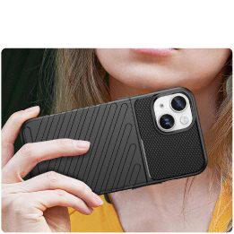 Thunder Case dėklas iPhone 14 šarvuotas dėklas juodas