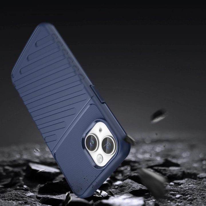 Thunder Case iPhone 14 mėlynas šarvuotas dėklas