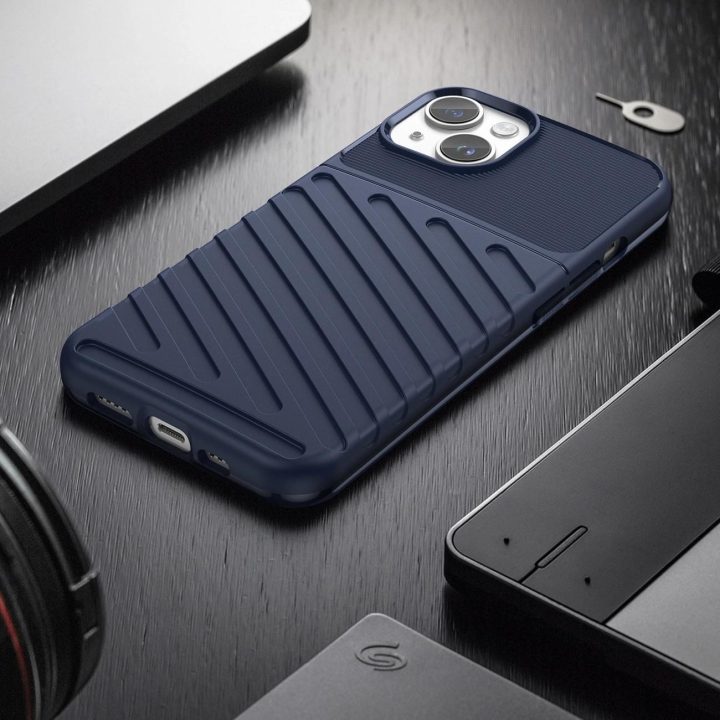 Thunder Case dėklas iPhone 14 Plus mėlynas šarvuotas dėklas