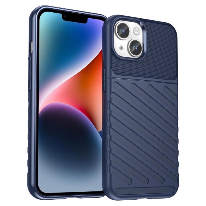 Thunder Case dėklas iPhone 14 Plus mėlynas šarvuotas dėklas
