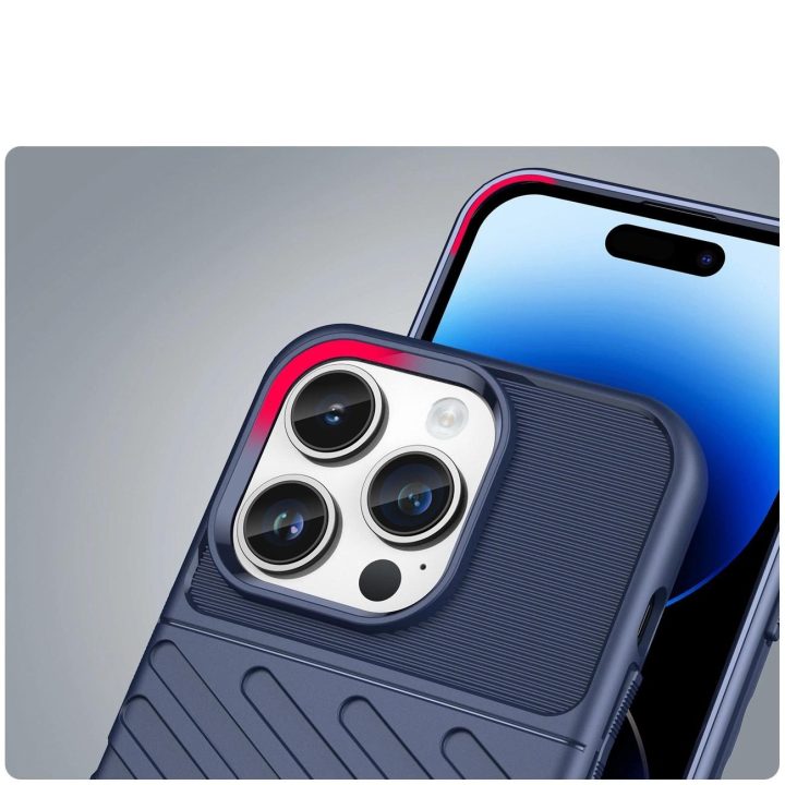 Thunder Case iPhone 14 Pro mėlynas šarvuotas dėklas