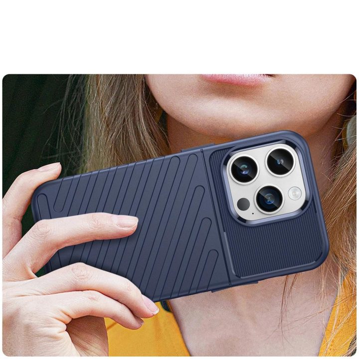 Thunder Case iPhone 14 Pro mėlynas šarvuotas dėklas