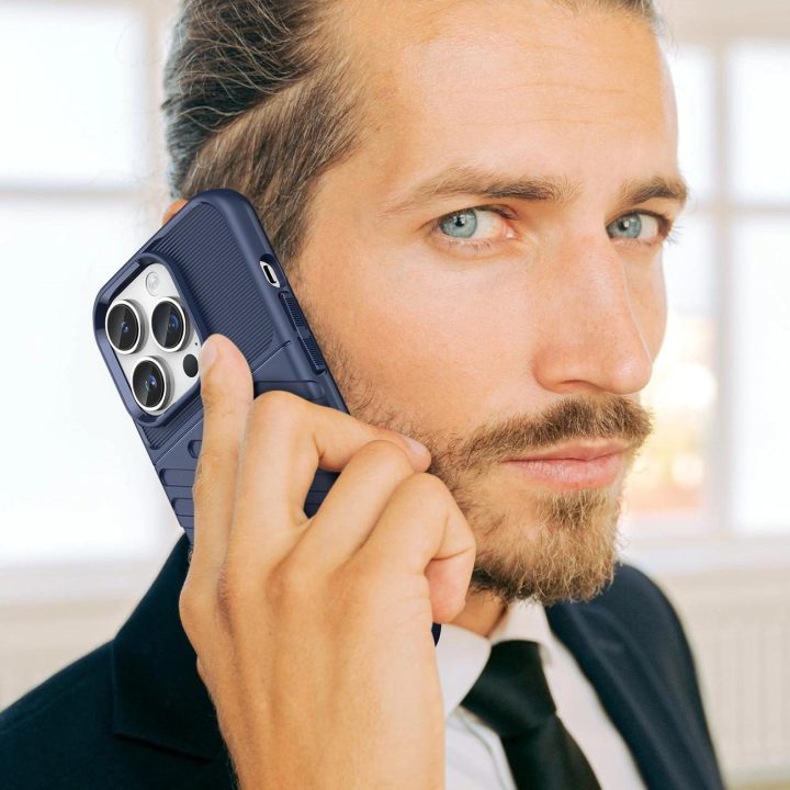 Thunder Case iPhone 14 Pro mėlynas šarvuotas dėklas