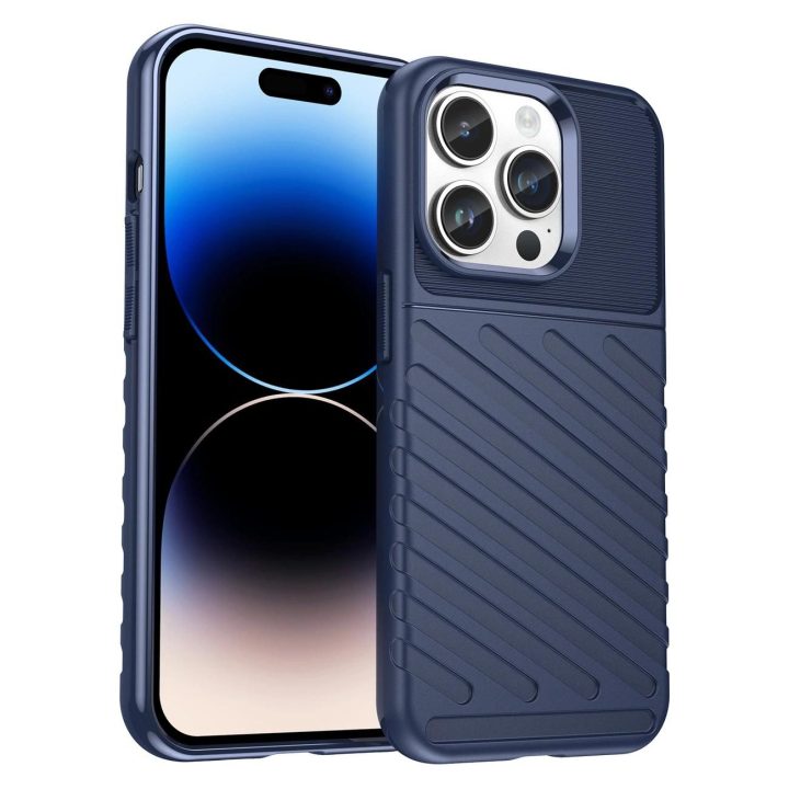 Thunder Case iPhone 14 Pro mėlynas šarvuotas dėklas