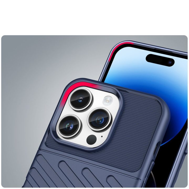 Thunder Case iPhone 14 Pro Max mėlynas šarvuotas dėklas