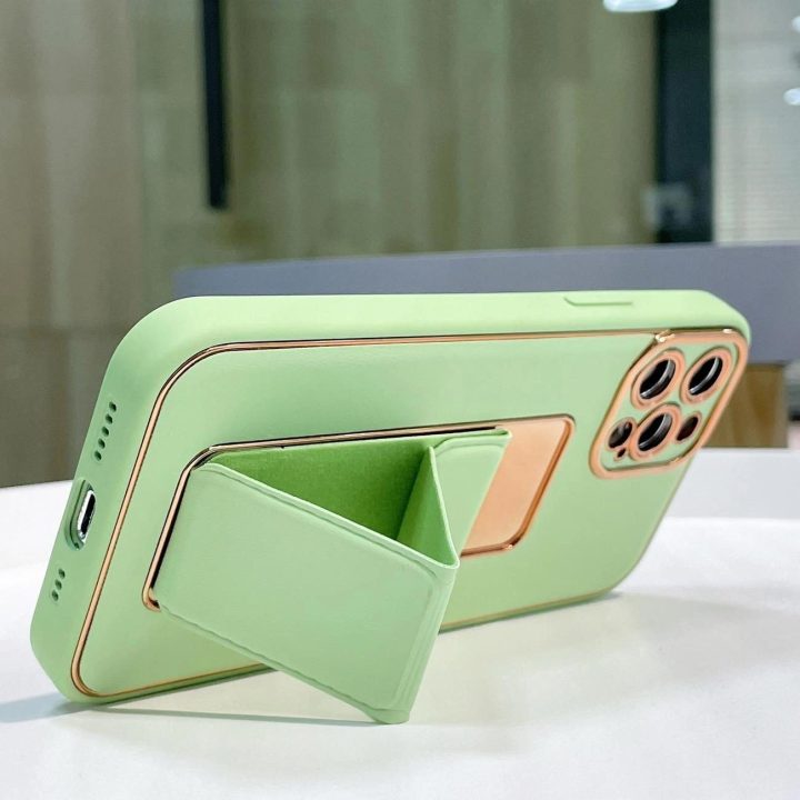Naujas iPhone 13 Pro dėklas su stovu, skirtas iPhone 13 Pro , violetinės spalvos