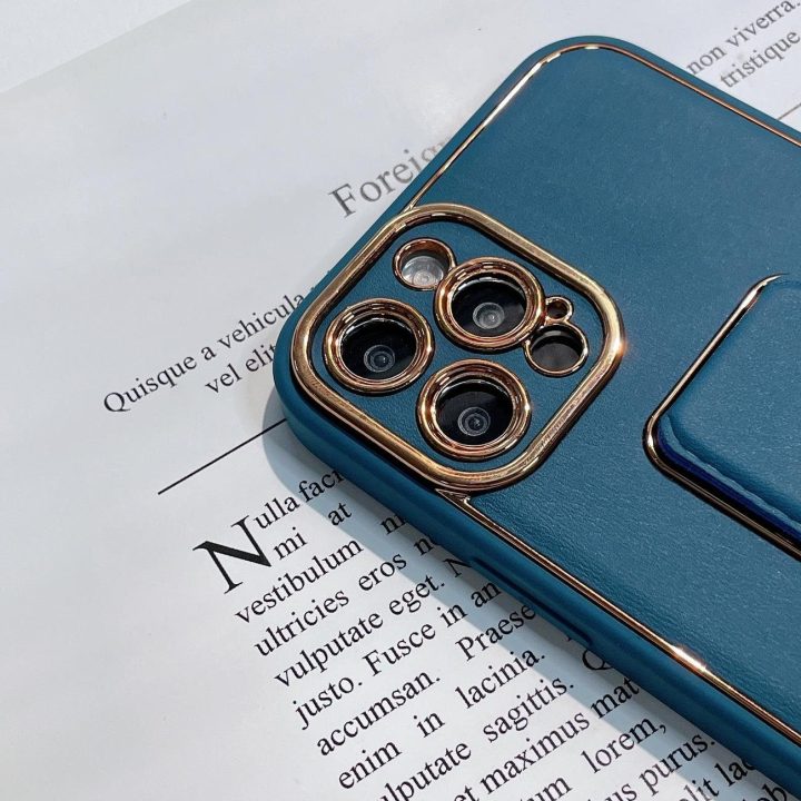 Naujas iPhone 13 Pro Max dėklas su stovu, skirtas iPhone 13 Pro Max , violetinės spalvos