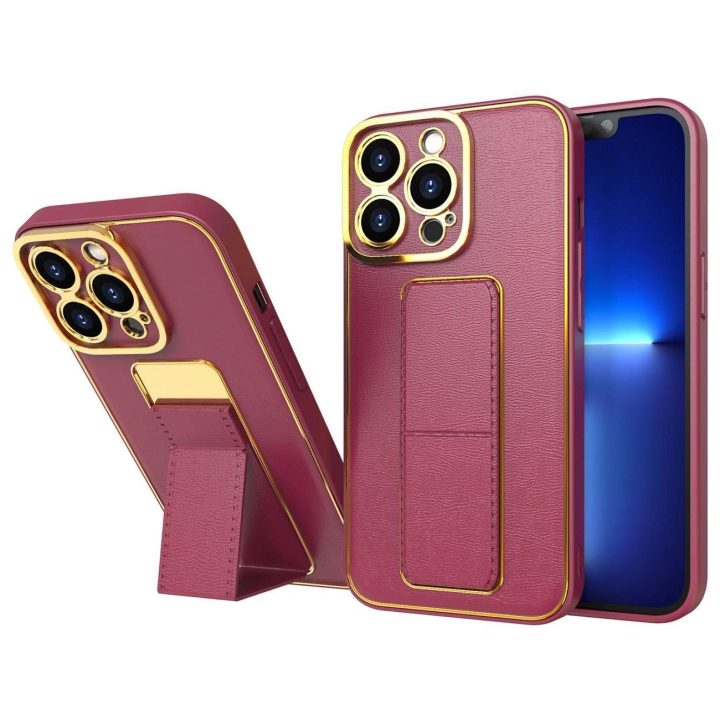 Naujas Samsung Galaxy A13 dėklas su stovu raudonos spalvos