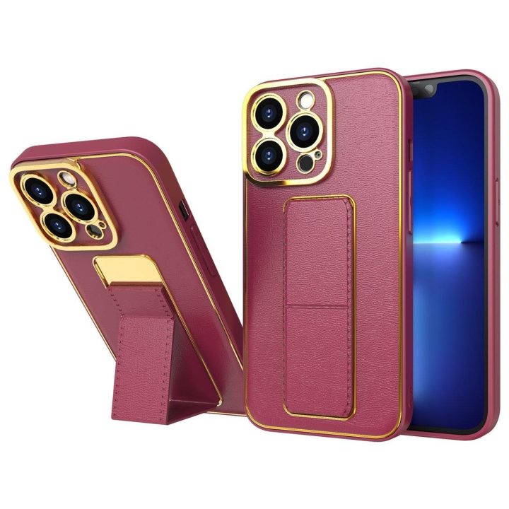 Naujas Samsung Galaxy A12 5G dėklas su stovu, skirtas Samsung Galaxy A12 5G , raudonos spalvos