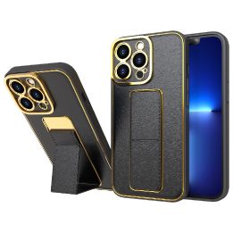 Naujas iPhone 12 Pro dėklas su stoveliu, skirtas iPhone 12 Pro , juodos spalvos