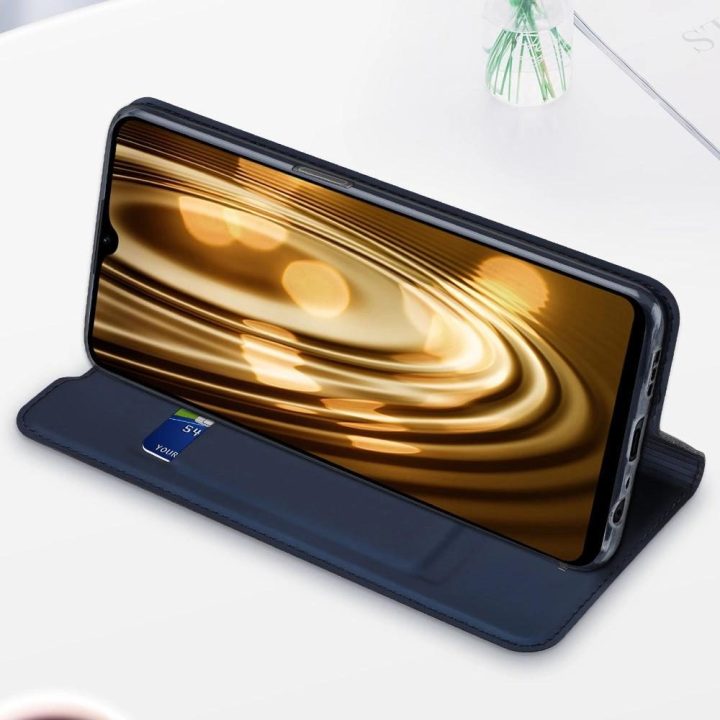 Skin Pro dėklo dangtelis su atvartu Realme Narzo 50A juodas