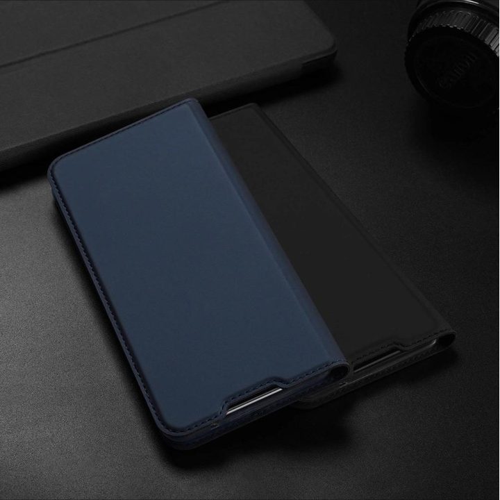 Skin Pro dėklo dangtelis su atvartu Realme Narzo 50A juodas