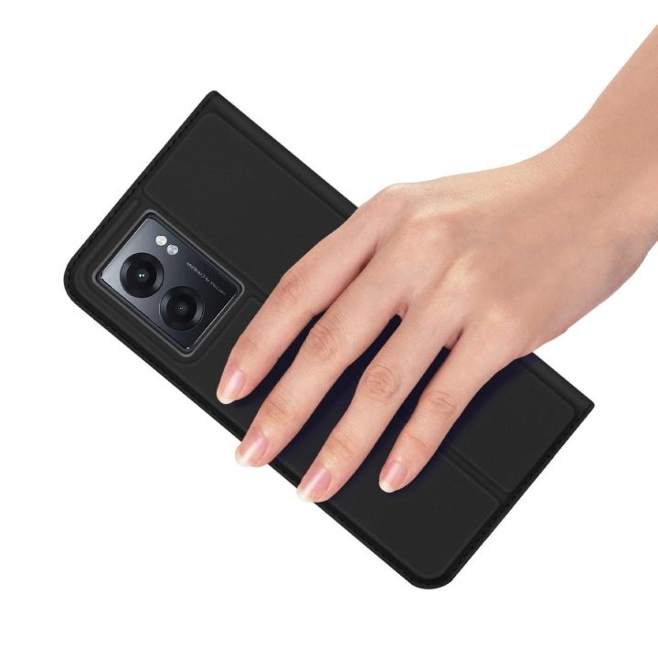 Skin Pro dėklo dangtelis su atvartu Realme Narzo 50A juodas