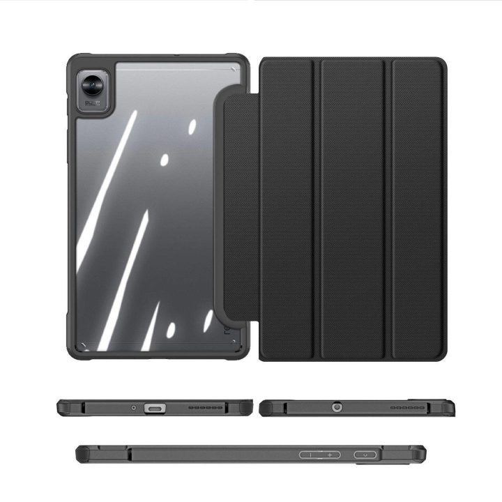 Toby šarvuotas išmanusis dėklas Flip , skirtas Realme Pad Mini , juodas