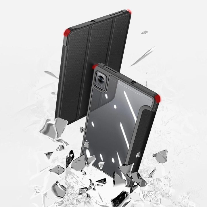 Toby šarvuotas išmanusis dėklas Flip , skirtas Realme Pad Mini , juodas