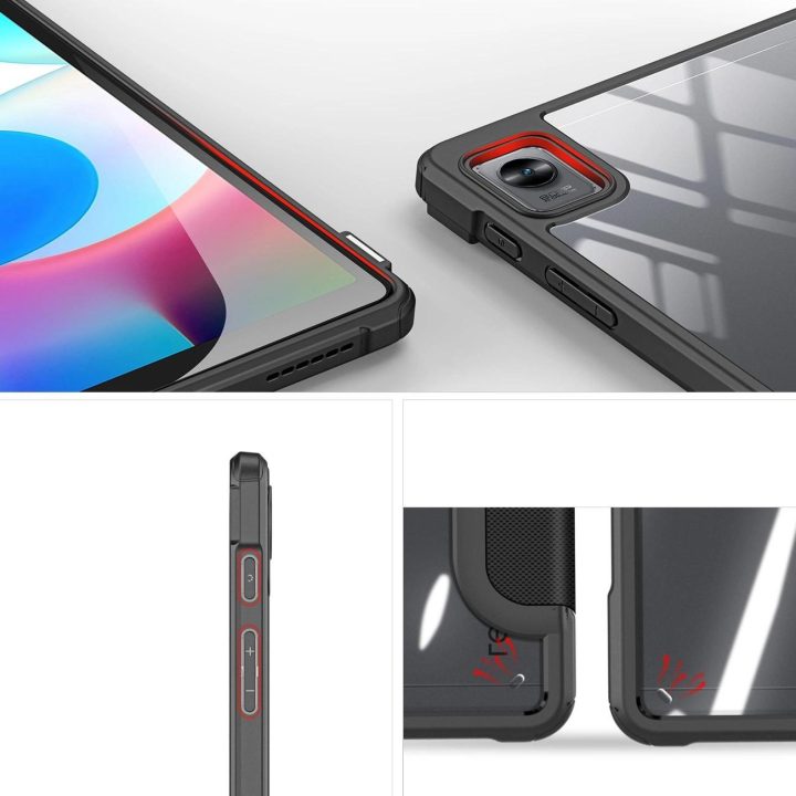 Toby šarvuotas išmanusis dėklas Flip , skirtas Realme Pad Mini , juodas