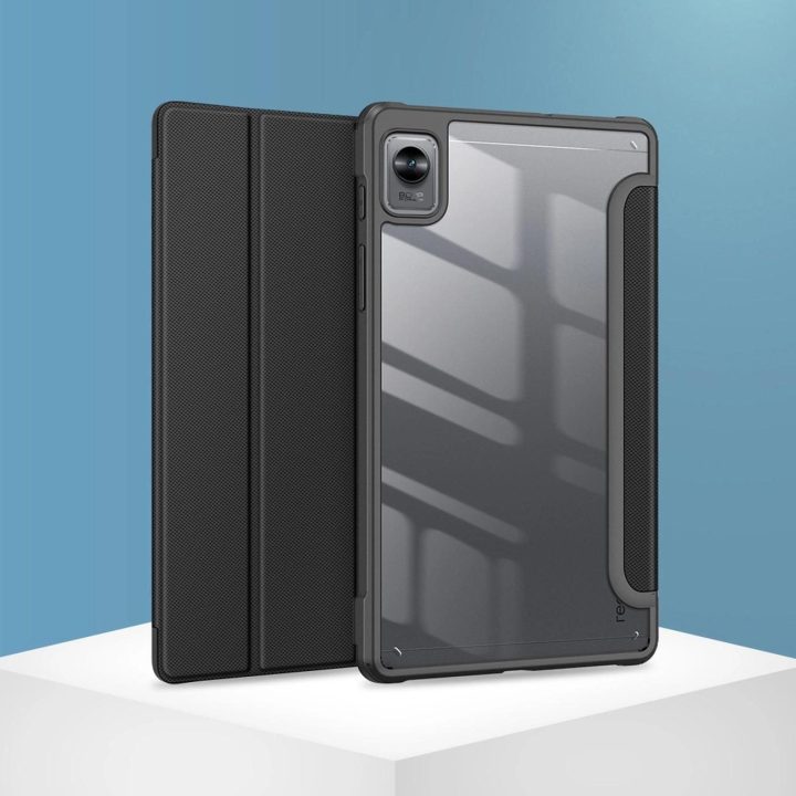 Toby šarvuotas išmanusis dėklas Flip , skirtas Realme Pad Mini , juodas