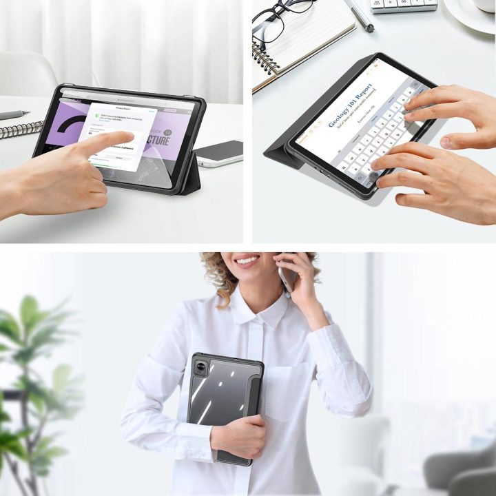 Toby šarvuotas išmanusis dėklas Flip , skirtas Realme Pad Mini , juodas
