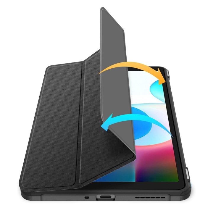 Toby šarvuotas išmanusis dėklas Flip , skirtas Realme Pad Mini , juodas