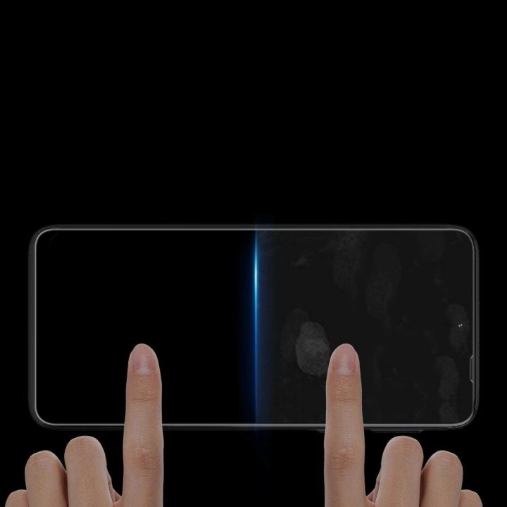 10D grūdintas stiklas 9H viso ekrano grūdintas stiklas su rėmeliu Motorola Moto E32 , juodas (pritaikytas dėklui)