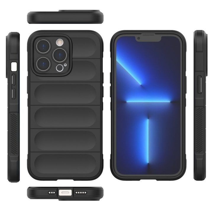 iPhone 13 Pro , lankstus šarvuotas dangtelis, juodas