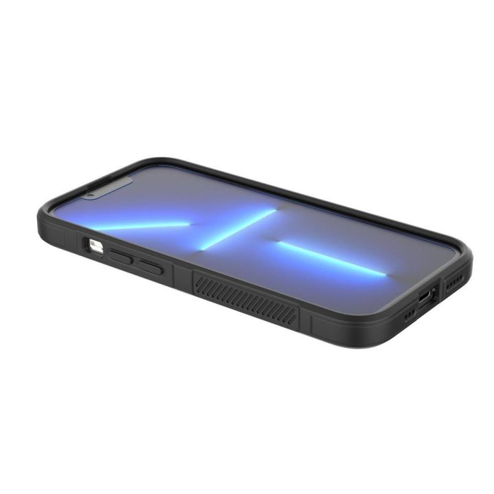 iPhone 13 Pro Max lankstus šarvuotas dėklas tamsiai mėlynas