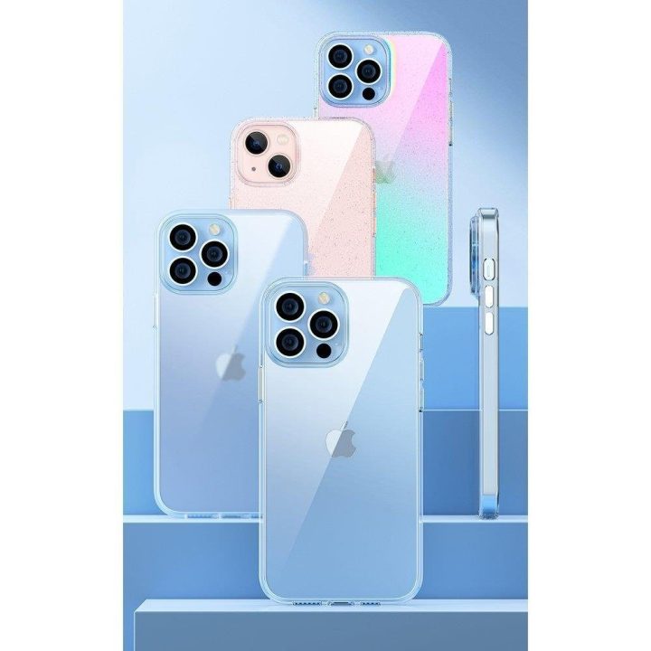 iPhone 13 Pro Kingxbar Elegantiškos serijos dėklas dėklas galinis dangtelis skaidrus