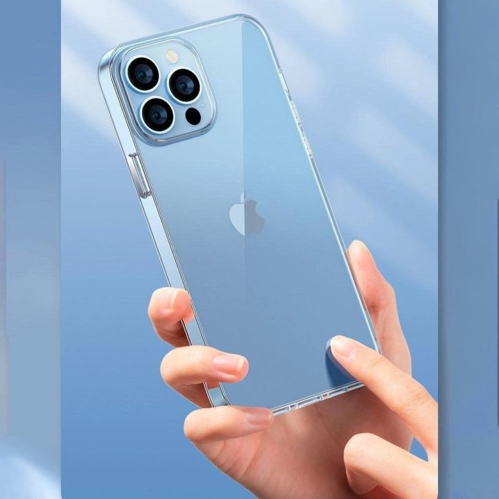 iPhone 13 Pro Kingxbar Elegantiškos serijos dėklas dėklas galinis dangtelis skaidrus