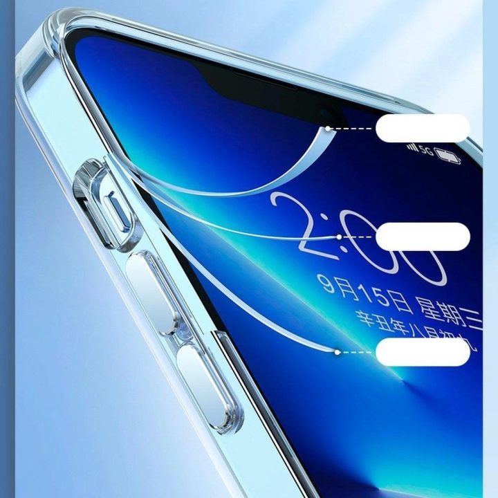 iPhone 13 Pro Kingxbar Elegantiškos serijos dėklas dėklas galinis dangtelis skaidrus
